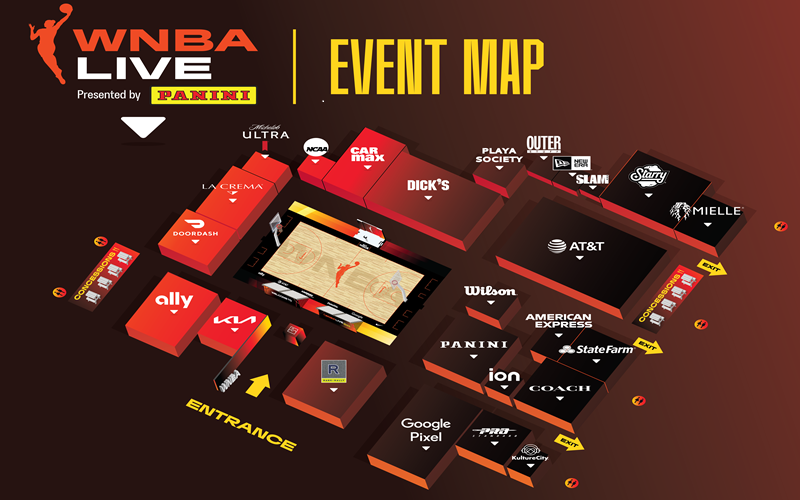 WNBA Live Rendering – Event Map 800 x 500 News Placeholder Image