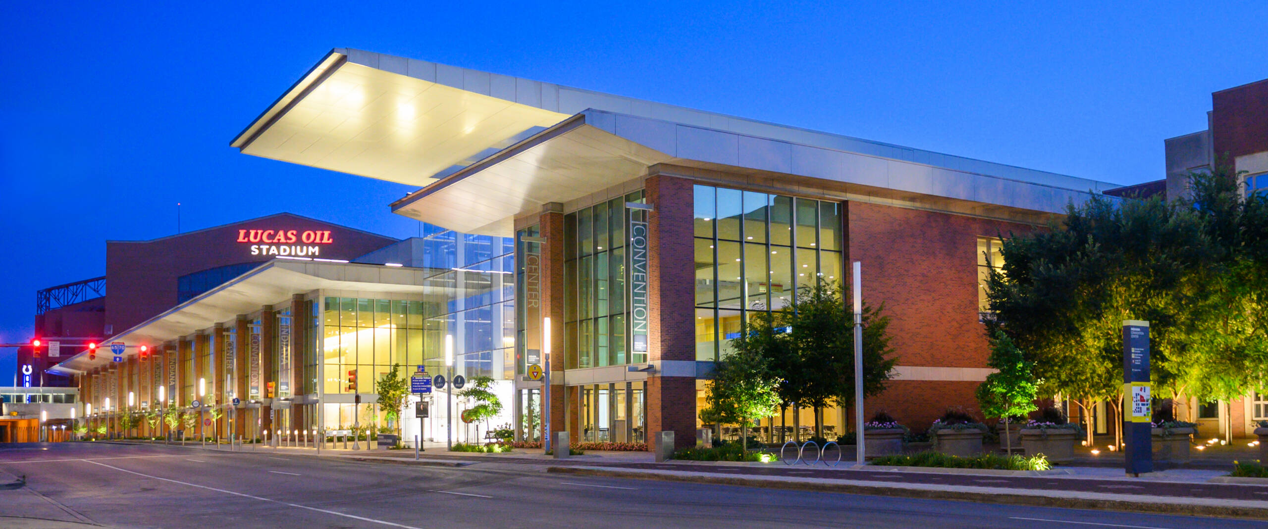 ICCLOS at dusk for Press Kit Indiana Convention Center Interior 03
